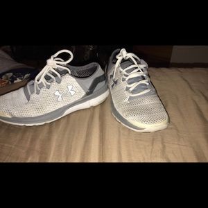 Under Armour tennis shoes.